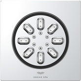 رذاذ جسم مكعب بتقنيتين لرذاذ المياه كروم من جروهي